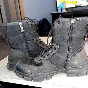 Basic Black Combat Boots!